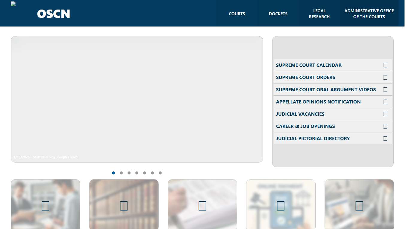 Oklahoma State Courts Network – OSCN