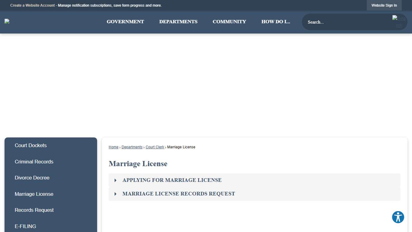 Marriage License | Comanche County, OK